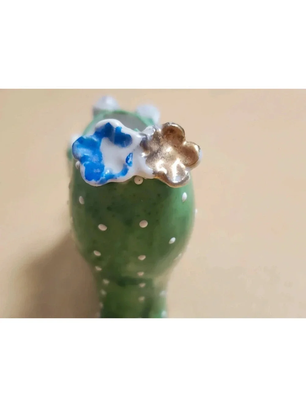 Vintage Japan Ceramic Miniature High Heel Shoe Figurine
